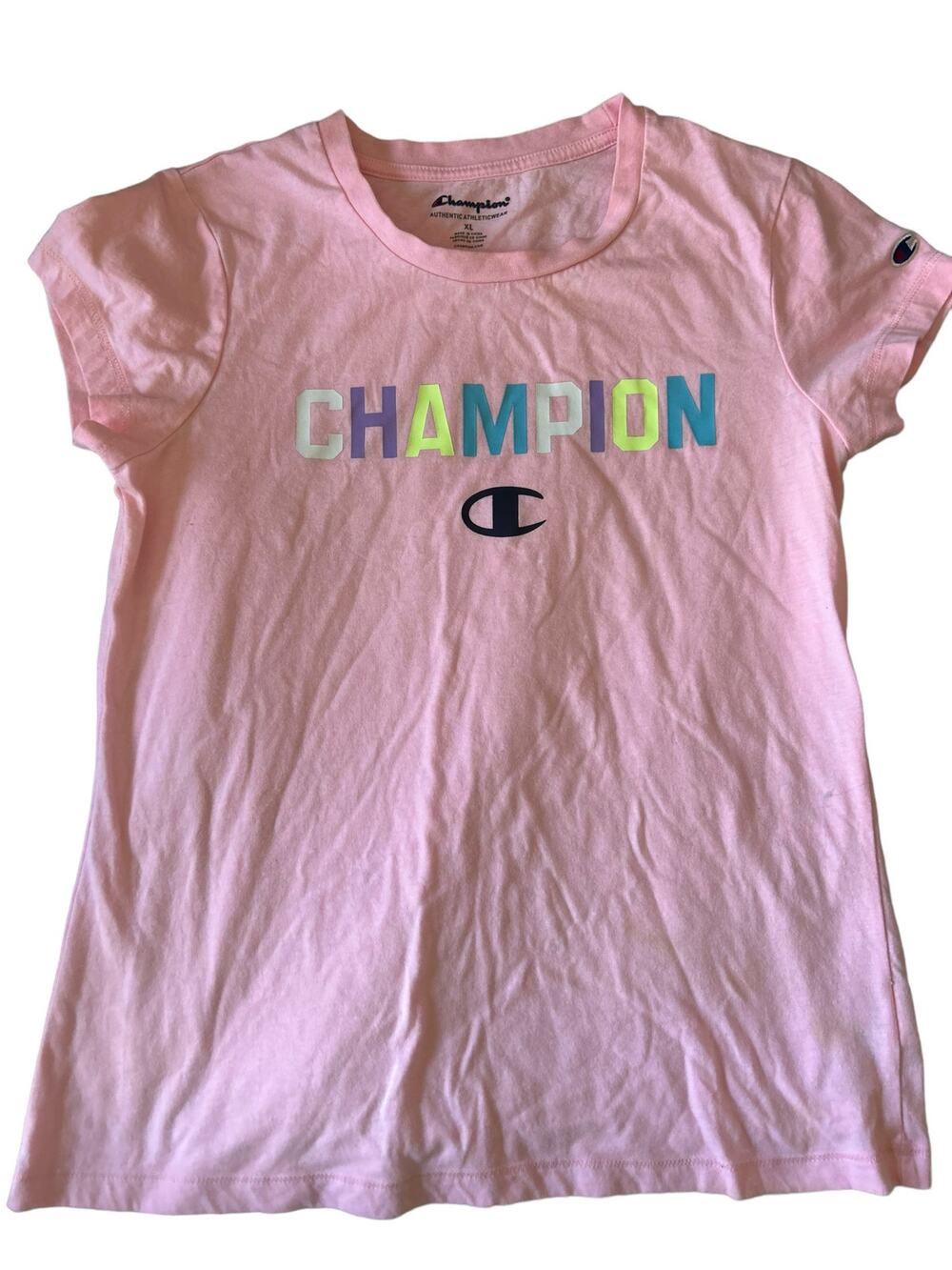 Champion pink shirt size XL